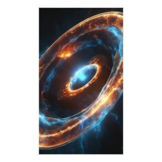 Impression Photo Harmonic Orbit: Twin Cosmic Rings