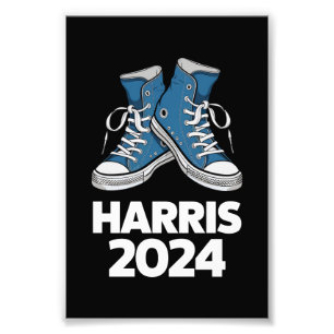 Impression Photo HARRIS 2024 Vote Président Kamala Élection Basket