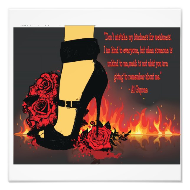 Impression Photo Haut talons et capone Al (Devant)