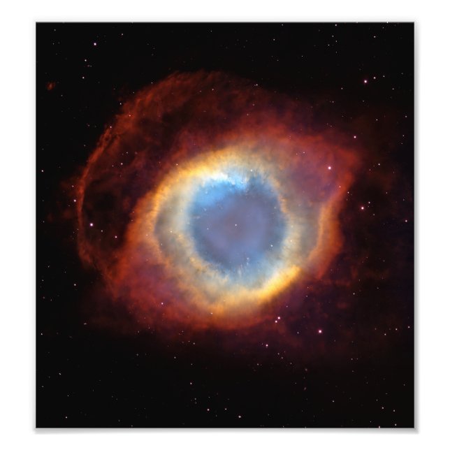 Impression Photo Helix Nebula (télescope Hubble) (Devant)