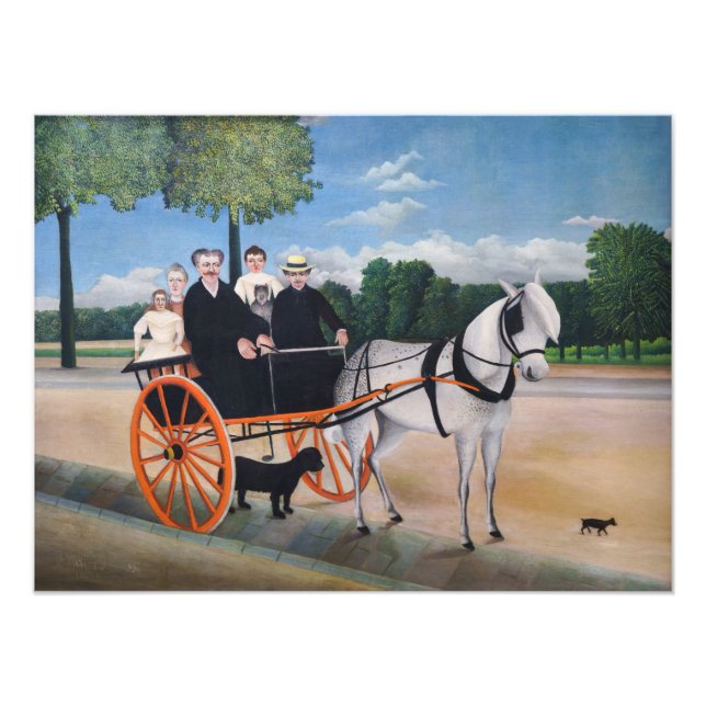 Impression Photo Henri Rousseau - La Carriole du pere Junier (Devant)