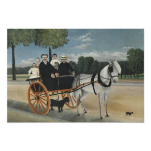 Impression Photo Henri Rousseau - Le transport du père. Junier