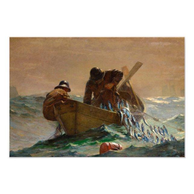 Impression Photo Herring Net par Winslow Homer (Devant)