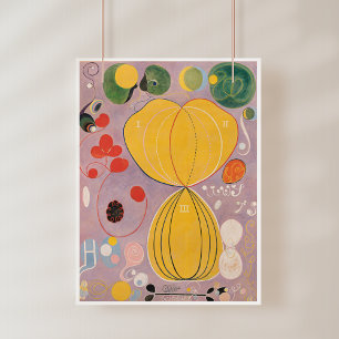 Impression Photo Hilma Af Klint, La Dix Plus Grande No7, Art Abstra