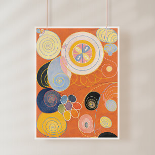 Impression Photo Hilma Af Klint, Le Dix Plus Grand No3, Art Abstrai