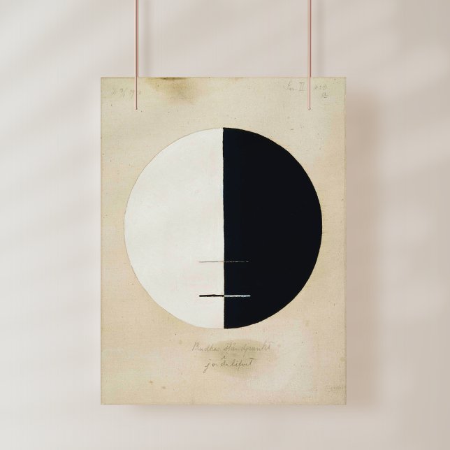 Impression Photo Hilma Af Klint, Point de vue de Bouddha, Art Abstr (Créateur téléchargé)