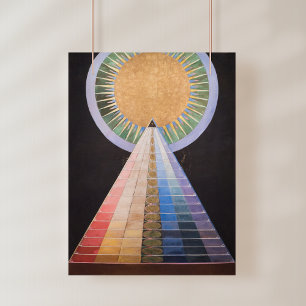 Impression Photo Hilma Af Klint, Retable No.1, Art Abstrait