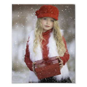 Impression Photo Hiver Personnalisez le Modèle 8 x 10 Prêt à être e