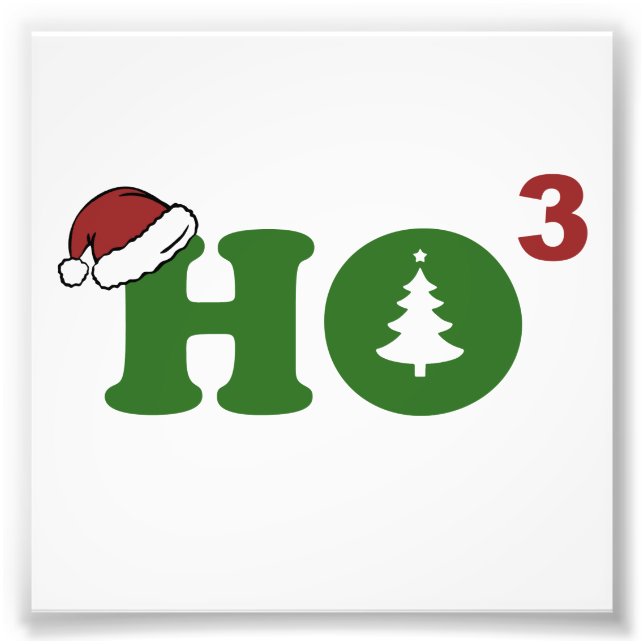 Impression Photo Ho Cubed Joyeux Noël (Devant)