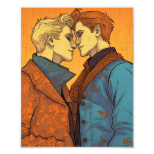 Impression Photo Hommes gays dans l'amour Ardent Gay Love