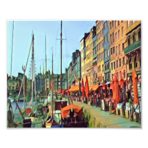 Impression Photo HONFLEUR - accueil - vue