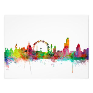 Impression Photo Horizon de Londres Angleterre