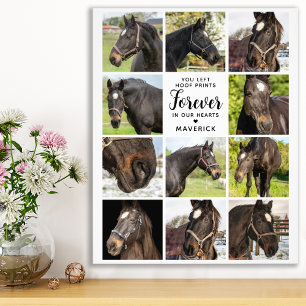 Impression Photo Horse Memorial Personnalisé Animaux de compagnie P