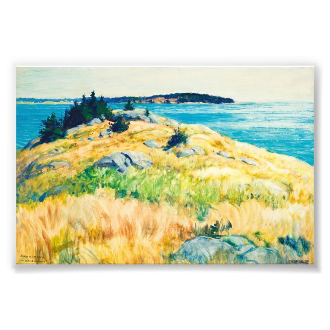 Impression Photo Îles du Maine par Newell Convers Wyeth (Devant)