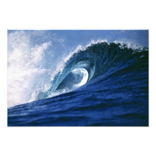Impression Photo Îles Fidji, Tavarua, Cloudbreak. Une vague
