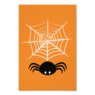 Impression Photo Illustration d'araignée d'Halloween effrayante