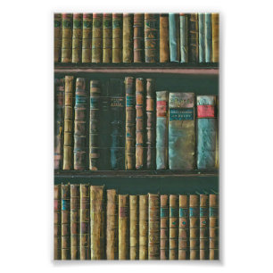 Impression Photo Illustration de l'amoureux de bibliothèque
