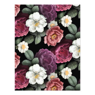 Impression Photo Illustration Rose vintage