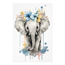 Images de la nurserie d'animaux: bébé éléphant