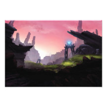 Imaginaire épic valley print.