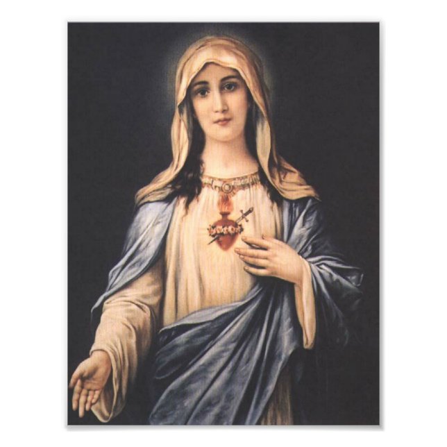 Impression Photo Immaculate Heart of Mary Virgin Mother (Devant)