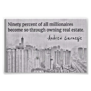 Impression Photo Immobilier Millionaire Investisseur Imprimer 90% R