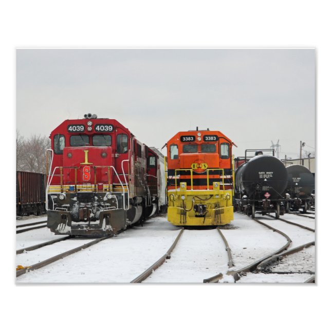 Impression Photo Imprimer Chemin de fer Sud Indiana (Devant)