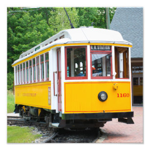 IMPRESSION PHOTO IMPRIMER DE CONNECTICUT 1160 TROLLEY