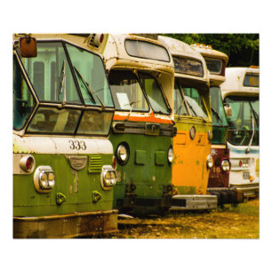 IMPRESSION PHOTO IMPRIMER GRAVEYARD BUS