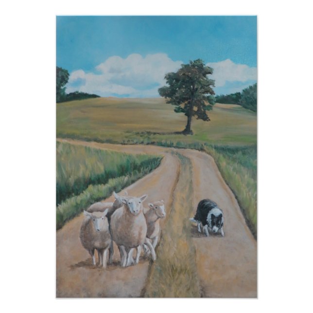 Impression Photo Imprimer l'art "Apporter dans le mouton" (Devant)