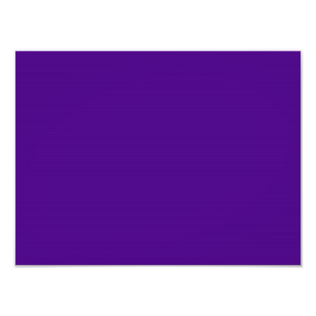 Impression Photo Indigo Dark Royal Purple Arrière - plan couleur (Devant)
