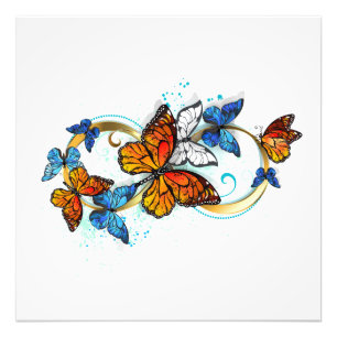Impression Photo Infini de papillons monarques