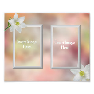 Impression Photo Insertion personnalisable de cadre de tableau 8x10