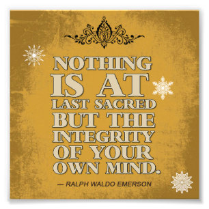 Impression Photo Intégrité de votre propre esprit