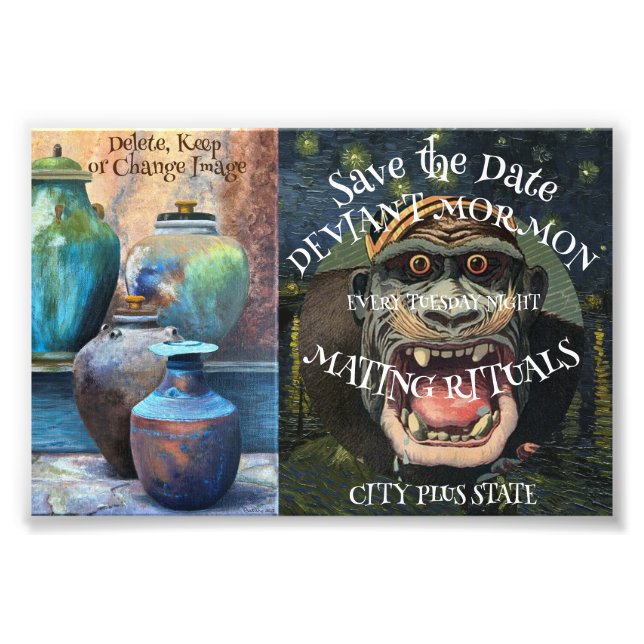 Impression Photo Invitation à la fête de mise en budget de date (Devant)