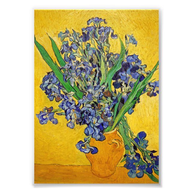 Impression Photo Irises par Van Gogh (Devant)