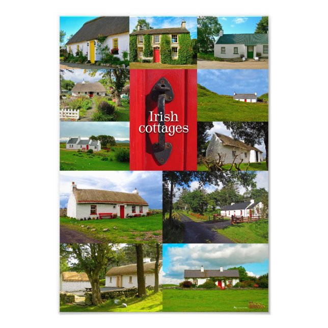 Impression Photo Irish cottages (Devant)