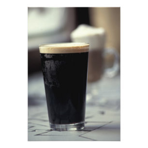 Impression Photo Irlande. Verre de stout.