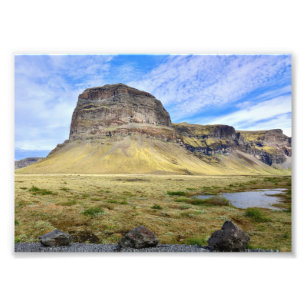 Impression Photo Islande-montagne-Lómagnúpur