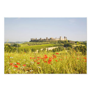 Impression Photo Italie, Monteriggioni, Field View de