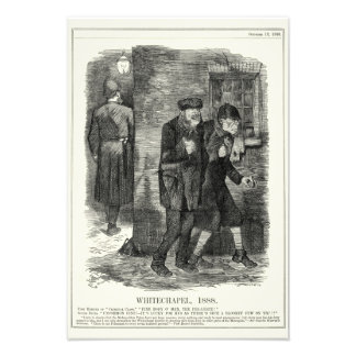 Impression Photo Jack the Ripper - Whitechapel, 1888