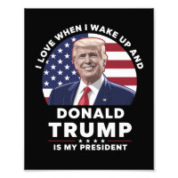 J'adore quand je me réveille et que Donald Trump e
