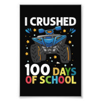 J'ai écrasé 100 jours de camion monstre garçons de