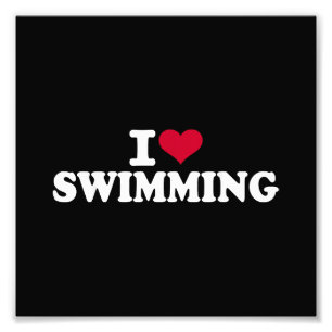Impression Photo J'aime la natation
