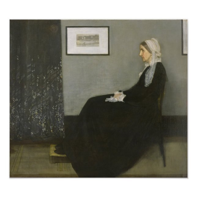 Impression Photo James Abbott Whistler - La mère de Whistler (Devant)