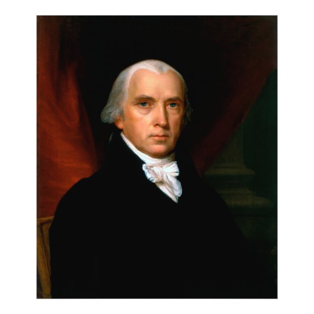 Impression Photo James Madison le 4ème président : Amérique colonia (Devant)