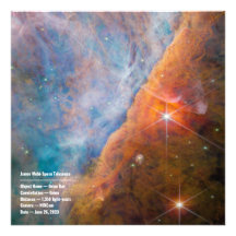 James Webb Orion Constellation Bar (image NIRCam)