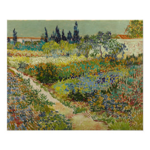 Impression Photo Jardin d'Arles Vincent Van Gogh