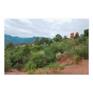 Impression Photo Jardin des Dieux Montagnes et collines