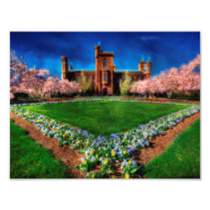 Impression Photo Jardin du château de Smithsonian Les fleurs de cer